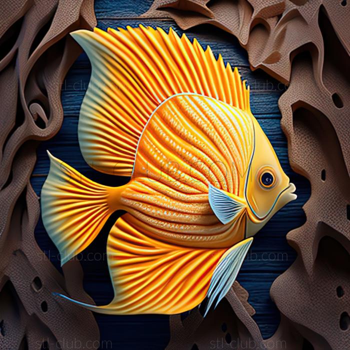 st Butterfly fish fish